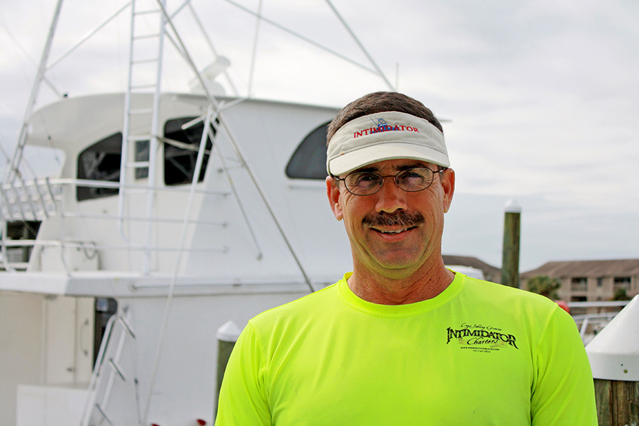 Rueben, First Mate of the Intimidator Charter Boat