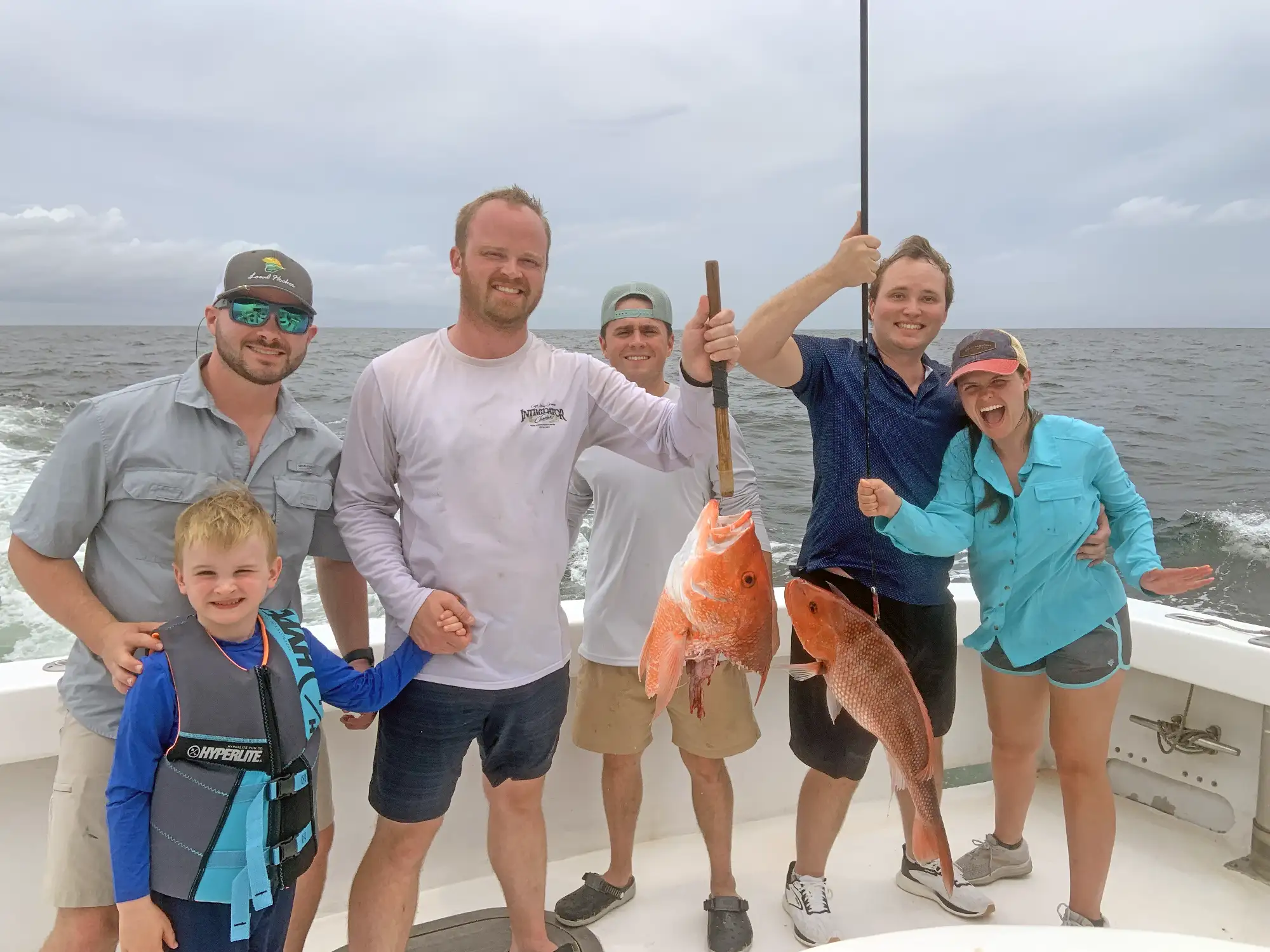 Well... I had him right until he got to the side of the boat...