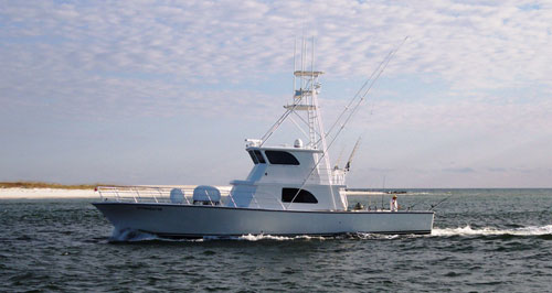 The 'Intimidator' is a 65 X 19 ft Sportfisherman