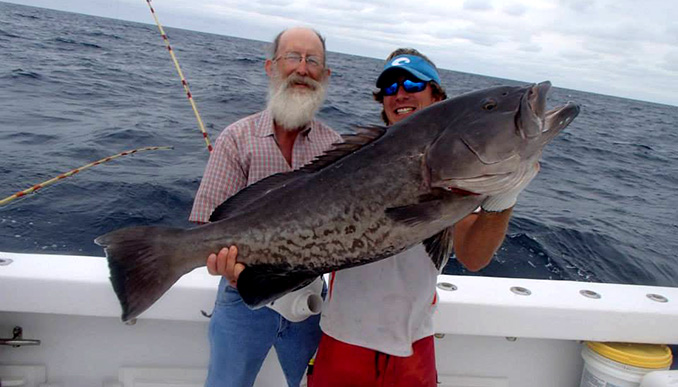 Now thats a good size Black Grouper!